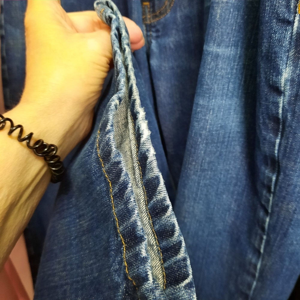 Timberland Straight Leg Jeans Medium Wash Denim Mens Size 32 Work Casual - Picture 11 of 12